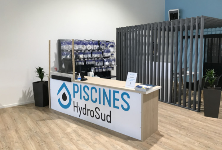 enseigne pisciniers ind&eacute;pendants magasin Hydro Sud Direct
