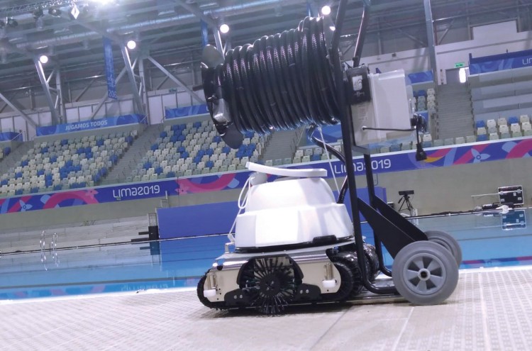 Robot Chrono aux Jeux Panam&eacute;ricains &agrave; Lima P&eacute;rou 2019