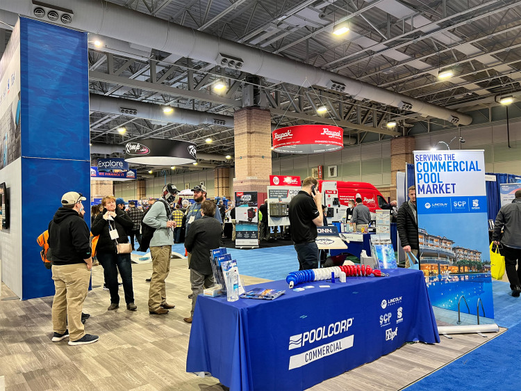 PoolCorp stand Pool&Spa Show &copy;EuroSpaPoolNews 2022