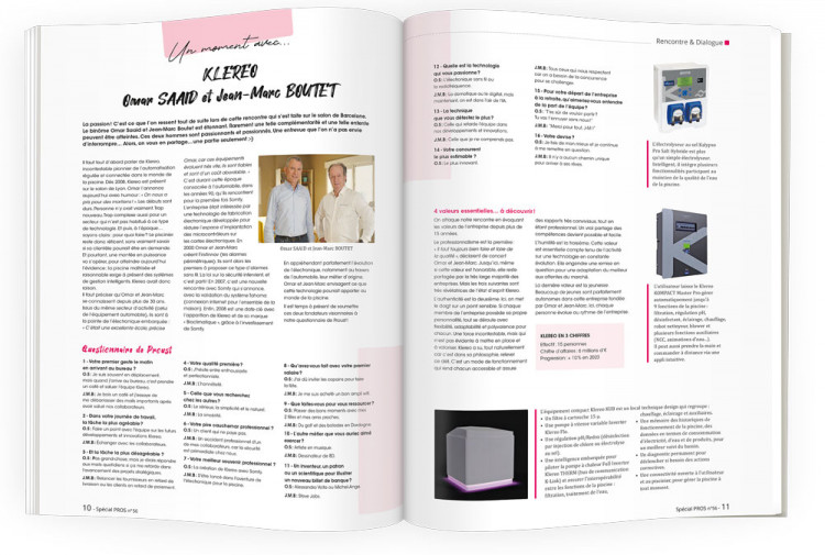 Magazine M&eacute;tiers Piscine et Spa Sp&eacute;cial PROS 56