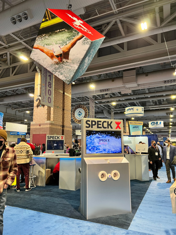 Speck stand Pool&Spa Show &copy;EuroSpaPoolNews 2022