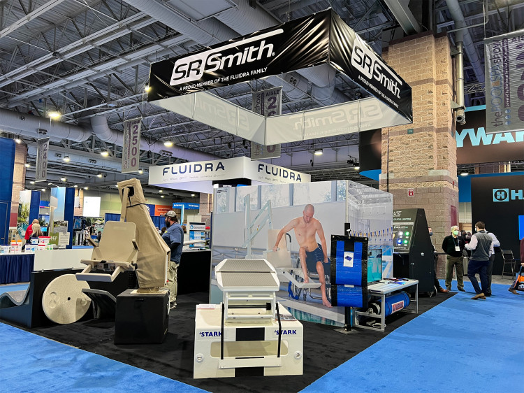 SR Smith stand Pool&Spa Show &copy;EuroSpaPoolNews 2022