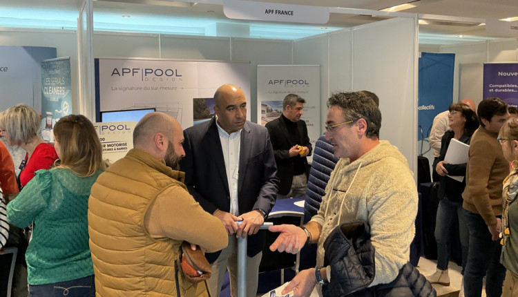 Stand d'APF Pool Design au Congr&egrave;s Annuel d'Everblue