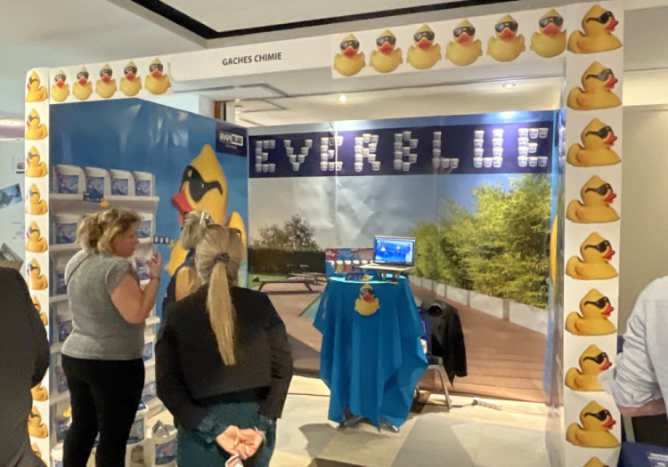 Stand de Gaches Chimie au Congr&egrave;s Annuel d'Everblue Piscines