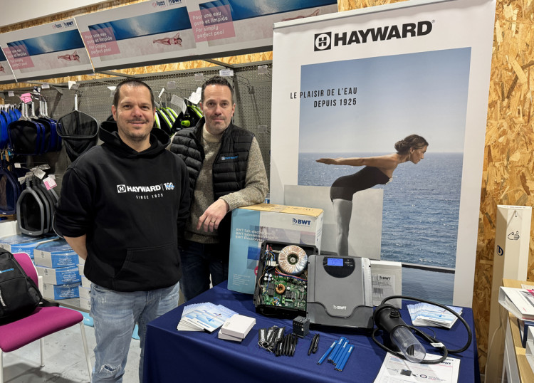 Hayward au BWT Pool Tour &agrave; l'agence du Muy