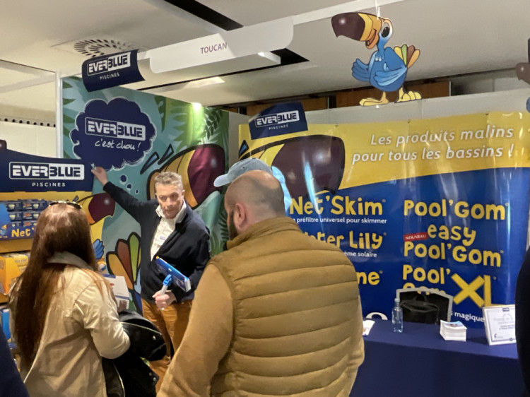 Stand de Toucan au Congr&egrave;s Annuel d'Everblue Piscines