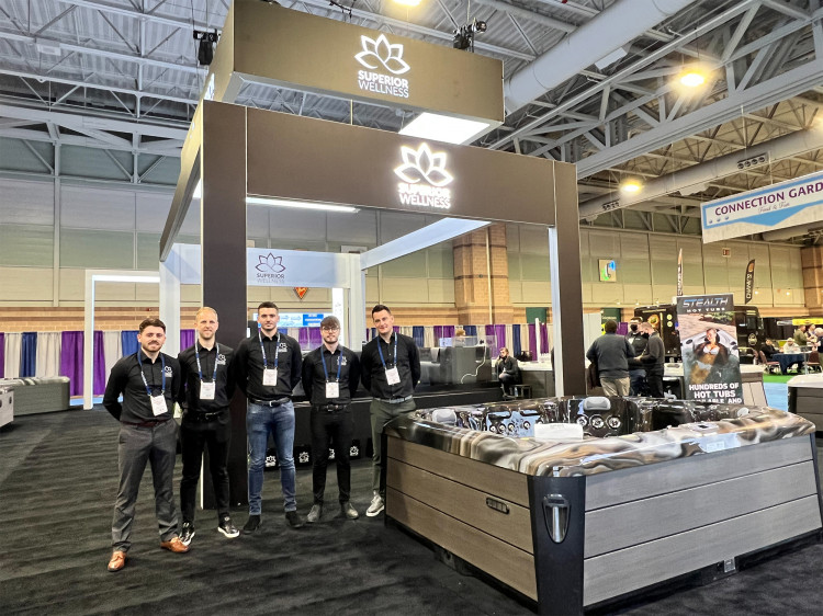 Superior Wellness stand Pool&Spa Show &copy;EuroSpaPoolNews 2022