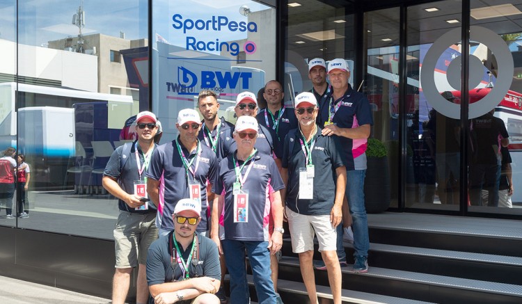 client PROCOPI BWT Sponsor Racing Point F1 Team Grand Prix de France F1 Castellet