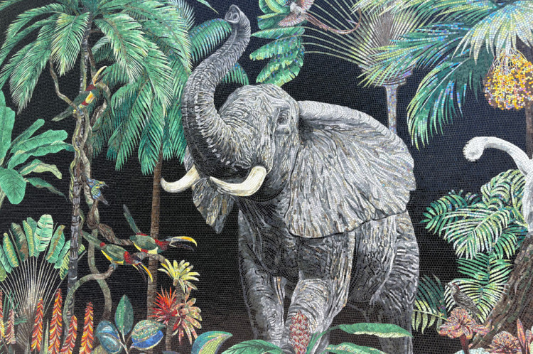 Elephant in mosaic Elephant in mosaic SICIS