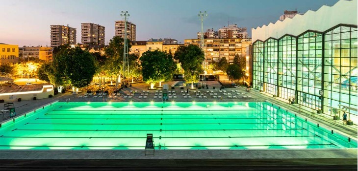 Pool of Ta&scaron;majdan Sports Centre in Belgrade