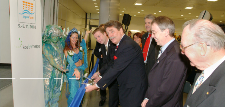 aquanale 2003 Tris di fiere premi&egrave;re a Colonia