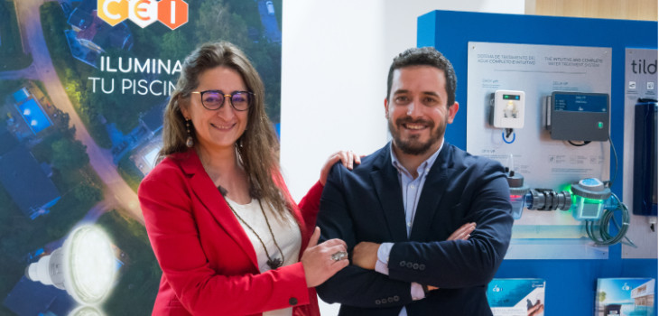 Catherine Gobin, Export Manager y Alejandro Herera Escobar, responsable de la delegaci&oacute;n CCEI Espa&ntilde;a
