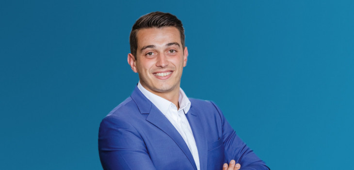 Pierre-Antoine Gasciolli, responsable du d&eacute;veloppement Aboral Piscines