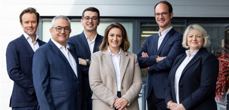 Edmond de Fabribeckers, Alain Gasciolli, Pierre-Antoine et Anaïs Gasciolli, Guillaume 