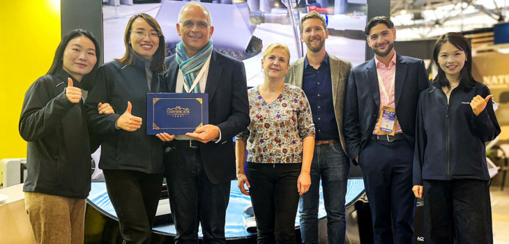 Aello Piscine sur le stand d'Aquagem à Piscine Global 2024
