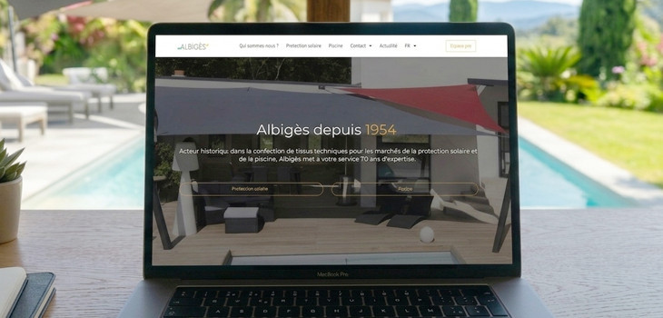 nouveau site web Albig&egrave;s