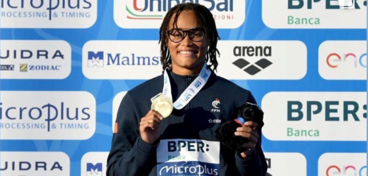 Analia Pigr&eacute;e, medaglia d&rsquo;oro nei 50 metri dorso ai Campionati europei di nuoto di Roma
