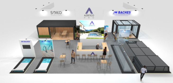 Stand Azenco &agrave; Piscine Global Europe