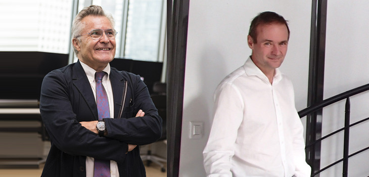Benoit Gillmann, Pr&eacute;sident de BIO-UV Group et Loic Le Ravallec, G&eacute;rant de Corelec