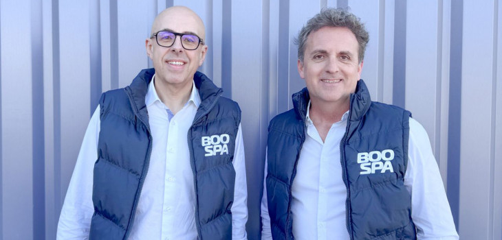 Laurent Murcia, fondateur de Boospa et St&eacute;phane Garreau, nouveau Directeur G&eacute;n&eacute;ral