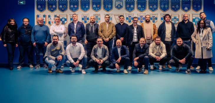 Les partenaires de CCEI Pool France réunis au Stade Vélodrome