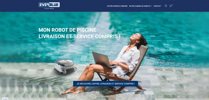 site web meilleur robot piscine Everblue