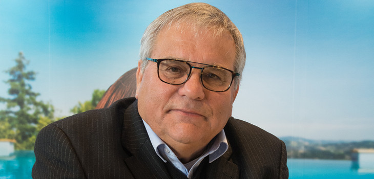 Michel Morin Pr&eacute;sident de Mondial Piscine 