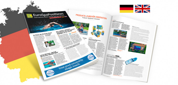 EuroSpaPoolNews Special Germany 2025 magazine bilingue diffusé à aquanale