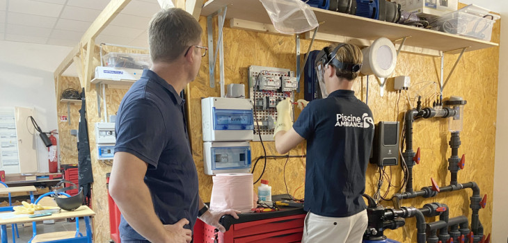 formation piscine BTP CFA Pau