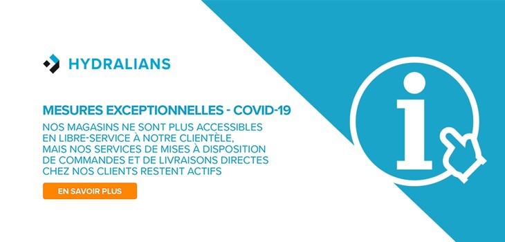 HYDRALIANS France continuite activit&eacute; 25 agences ouvertes et s&eacute;curis&eacute;es