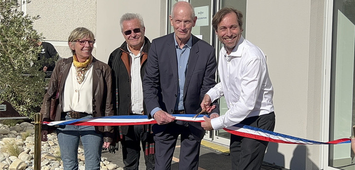 Laurent-Emmanuel Migeon inauguration nouveau b&acirc;timent BIO-UV Group