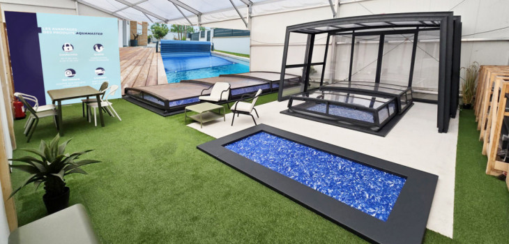 Le showroom de Cazères Aquamaster abris piscine