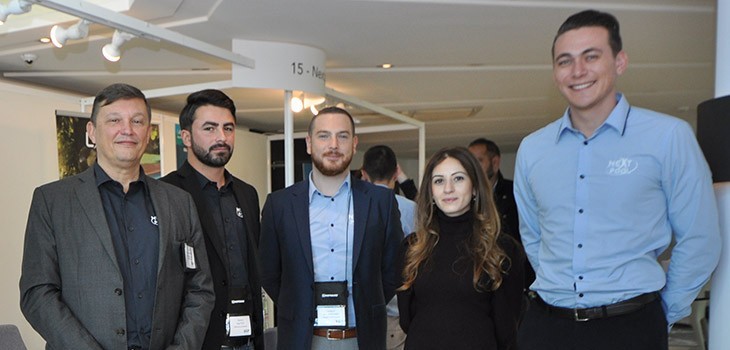 Philippe Huberdeau, Hugo Politi, R&eacute;my Bouchardy, Sona Ghasabyan et Bastien Camus Nextpool