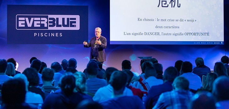 Thierry d'Auzers pr&eacute;sident du groupe Everblue s&eacute;minaire congr&egrave;s national 2020 Opio