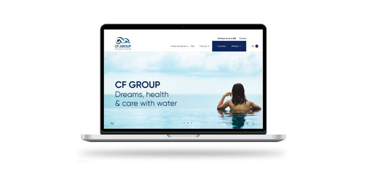 nouveau site web CF group
