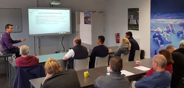 formation T&A sur les couvertures piscines AquaGuard et AquaTop en 2019