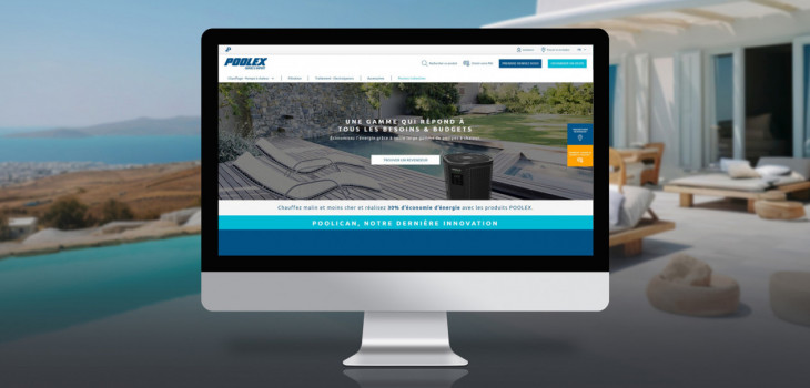 Le nouveau site web de la marque Poolex pompes &agrave; chaleur piscine Poolstar