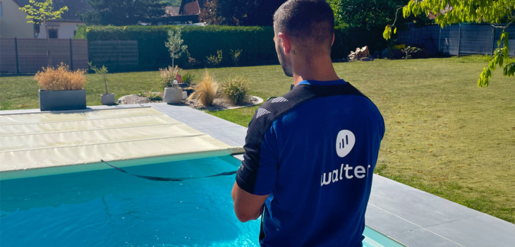 service terrain réactif pour accompagner les professionnels Walter Pool 