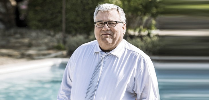 Michel MORIN, Pr&eacute;sident de Mondial PISCINE