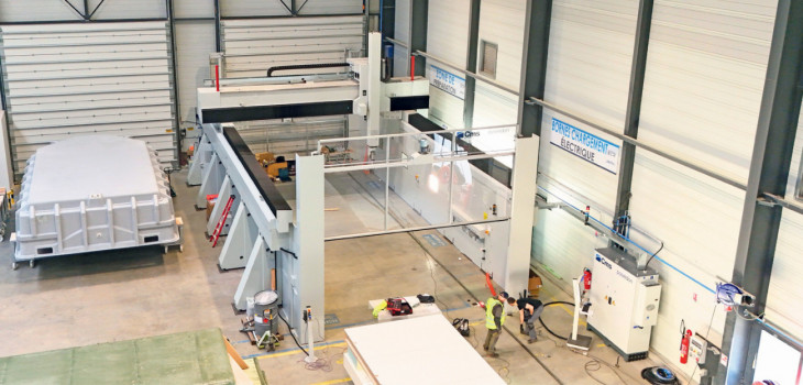 Nouveau centre d’usinage d'Aboral Piscines