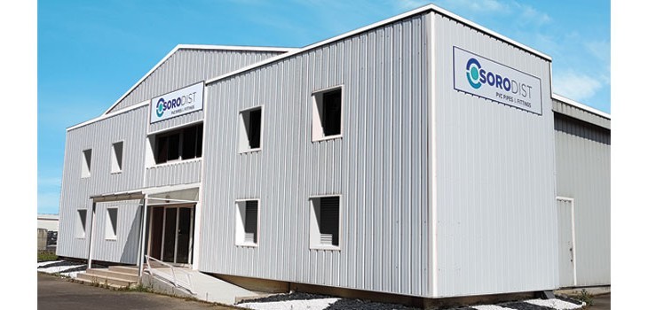 d&eacute;p&ocirc;t logistique Sorodist Nante mat&eacute;riel gestion eau