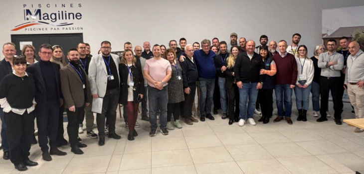 Concessionnaires et distributeurs réunis au séminaire annuel « CAP 2025 » de Piscines Magil