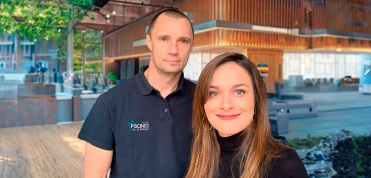 David Fontaine et M&eacute;lissa Juras, Animateurs du r&eacute;seau Piscines de France