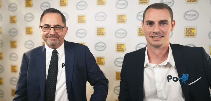 Franck &Eacute;pitalon et C&eacute;dric Gulino au Pool Studio d'EuroSpaPoolNews