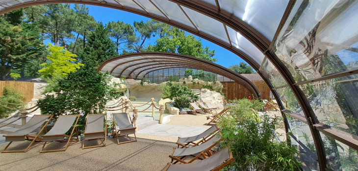 Abri Abrisud au Flower Camping Les Biches &agrave; Saint-Hilaire-de-Riez (85)