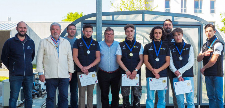 Les gagnants de l'&eacute;preuve d&eacute;partementale concours MAF Piscine ISMP 2024