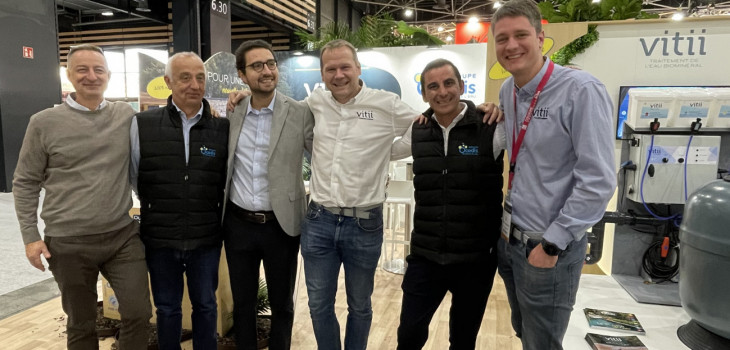 L'&eacute;quipe Ocedis - Vitii au salon Paysalia 2023
