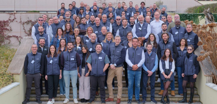 Equipes et partenaires r&eacute;unis &agrave; l&rsquo;H&ocirc;tel Hilton &Eacute;vian-les-Bains