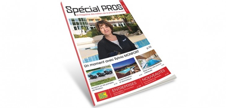 couverture special PROS 37 magazine m&eacute;tiers piscine et spa sylvia monfort