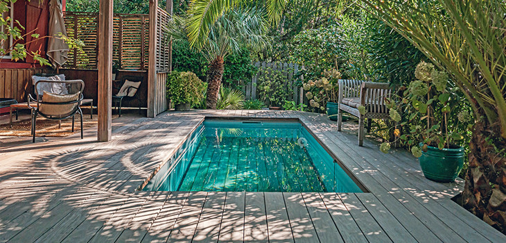 Une faible utilisation d'eau des piscines priv&eacute;es, source FPP